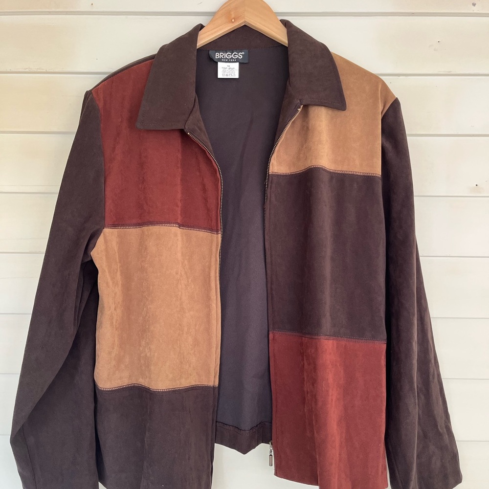 Briggs New York Women's Multicolor Patchwork Jacket